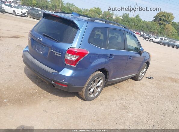JF2SJAXCXGH556955 2016 SUBARU FORESTER 2.5I TO Синий Задняя правая четверть