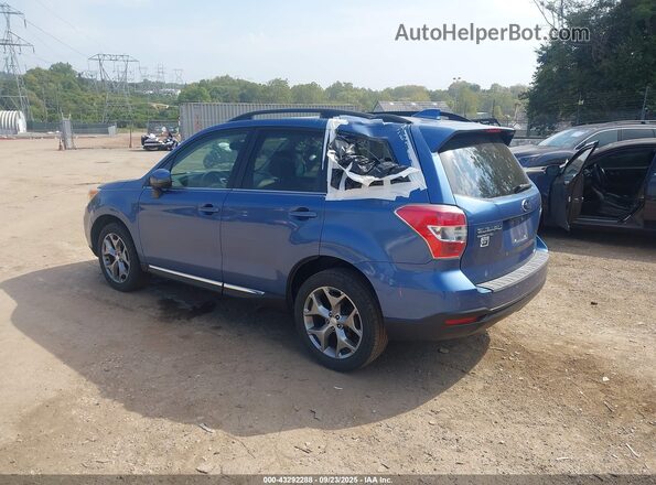 JF2SJAXCXGH556955 2016 SUBARU FORESTER 2.5I TO Синий Задняя левая четверть