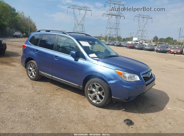JF2SJAXCXGH556955 2016 SUBARU FORESTER 2.5I TO Синий Передняя правая четверть
