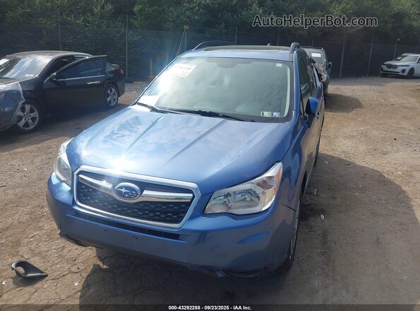 JF2SJAXCXGH556955 2016 SUBARU FORESTER 2.5I TO Синий 