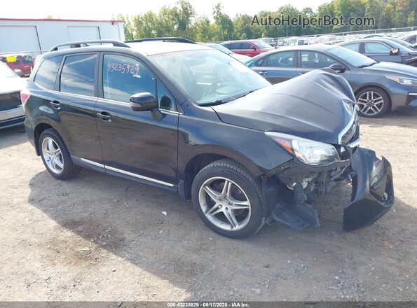 JF2SJGTCXHH434008 2017 SUBARU FORESTER2. Черный Передняя правая четверть