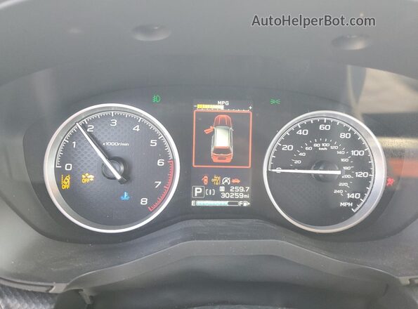 JF2SKAEC0PH444536 2023 SUBARU FORESTER Белый Вид щитка приборов