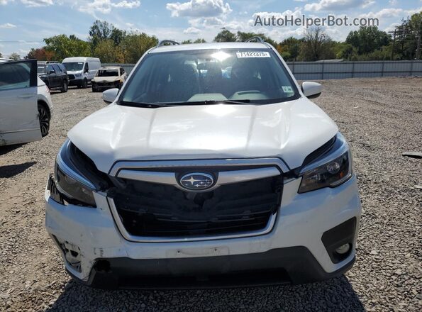 JF2SKAJC4MH442953 2021 SUBARU FORESTER White Front view
