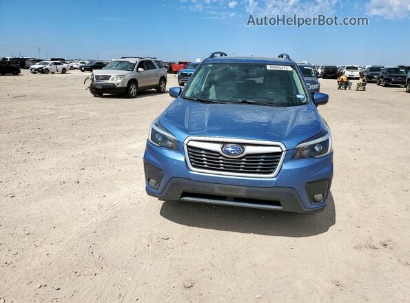 JF2SKAJC5MH505767 2021 SUBARU FORESTER Синий Вид спереди
