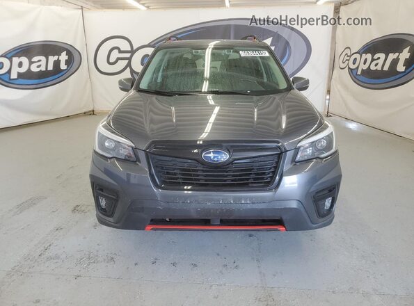 JF2SKARC7MH451117 2021 SUBARU FORESTER Gray Front view