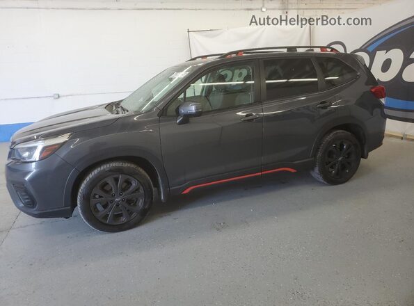 JF2SKARC7MH451117 2021 SUBARU FORESTER Gray Front left