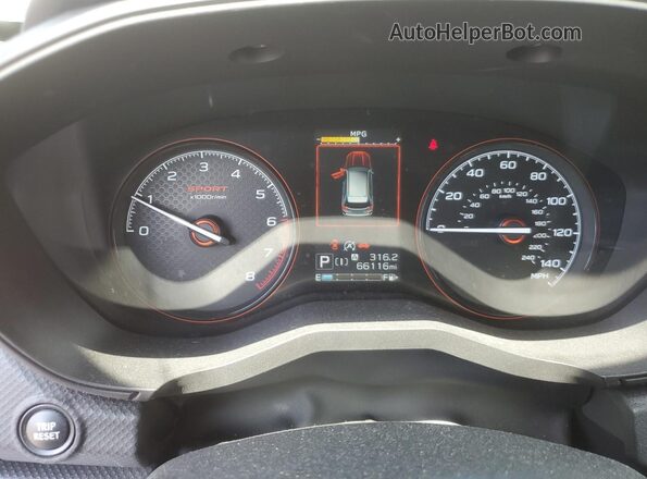 JF2SKARC7MH451117 2021 SUBARU FORESTER Gray Instrument cluster view