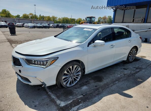 JH4KC1F52LC000463 2020 ACURA RLX White წინა მარცხენა ხედი სამი მეოთხედიდან