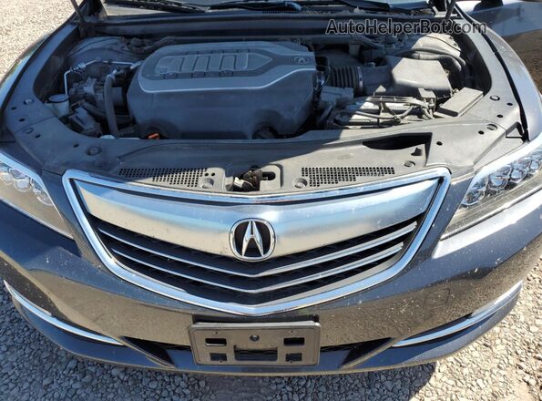JH4KC1F57GC001324 2016 ACURA RLX Серый Вид задней части салона
