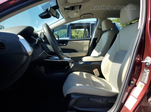 JHMZC5F10JC007797 2018 HONDA CLARITY Burgundy Front interior view