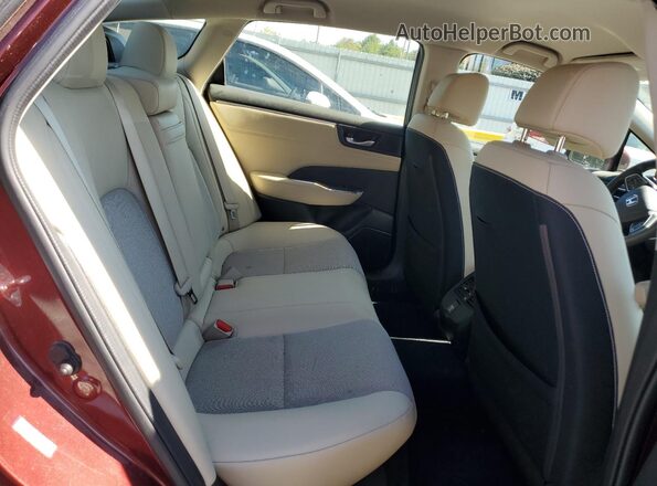 JHMZC5F10JC007797 2018 HONDA CLARITY Burgundy Rear seats view