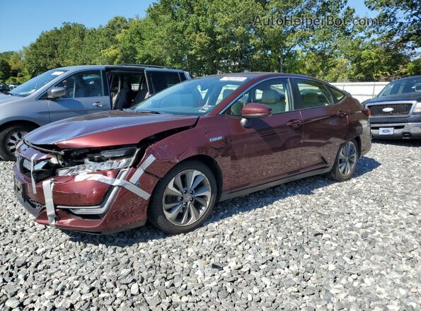 JHMZC5F10JC007797 2018 HONDA CLARITY Burgundy Front left