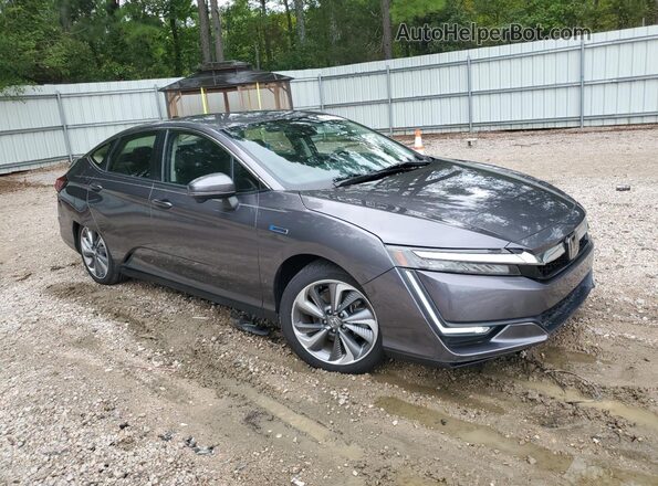 JHMZC5F10JC013745 2018 HONDA CLARITY Серый Передняя правая четверть