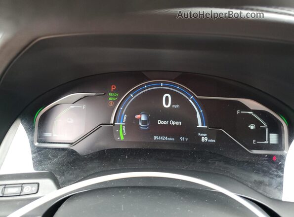 JHMZC5F10JC013745 2018 HONDA CLARITY Серый Вид щитка приборов