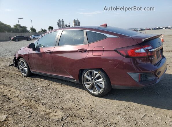 JHMZC5F10JC017634 2018 HONDA CLARITY Burgundy Rear left