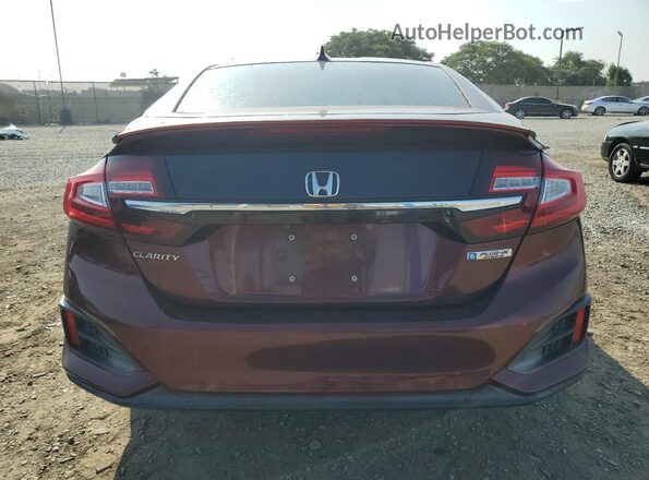 JHMZC5F10JC017634 2018 HONDA CLARITY Burgundy Rear view