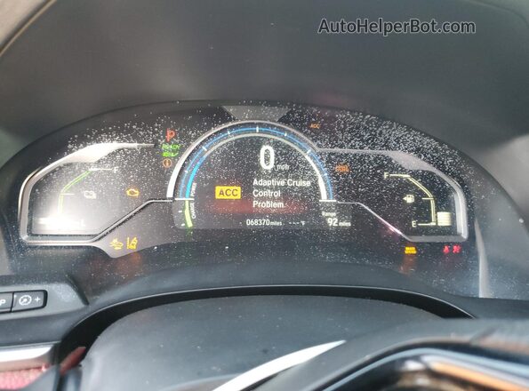 JHMZC5F11JC012250 2018 HONDA CLARITY Black Instrument cluster view