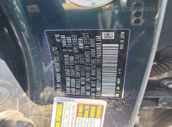 JHMZC5F11JC019117 2018 HONDA CLARITY Blue Engine compartment view