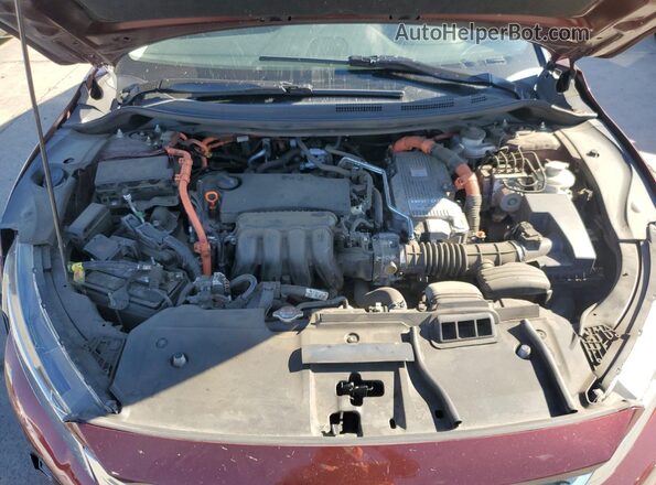JHMZC5F16JC020375 2018 HONDA CLARITY Burgundy Սալոնի հետևի տեսք