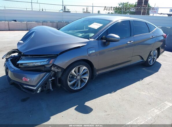 JHMZC5F36JC006090 2018 HONDA CLARITY PLUG-IN HYBRID Gray Front left