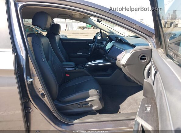 JHMZC5F36JC006090 2018 HONDA CLARITY PLUG-IN HYBRID Gray Front interior view