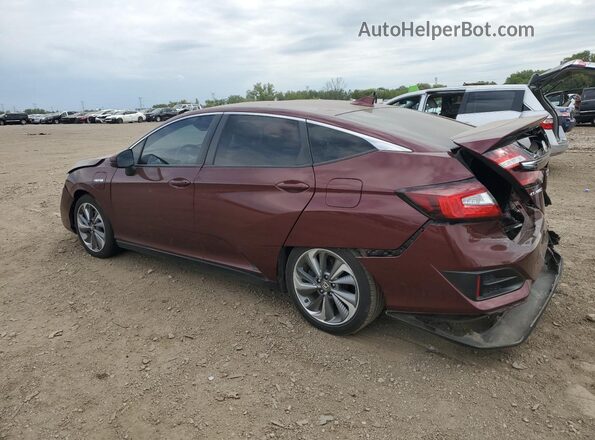 JHMZC5F37JC018698 2018 HONDA CLARITY Burgundy Trasero izquierdo