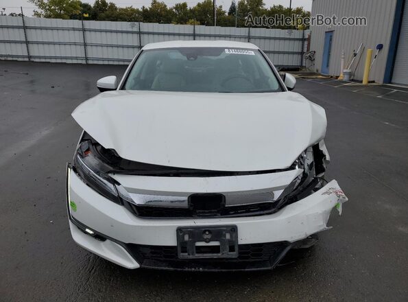 JHMZC5F38JC005894 2018 HONDA CLARITY Белый Вид спереди
