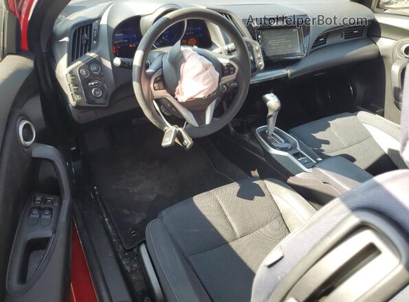 JHMZF1D41GS001485 2016 HONDA CR-Z Red Widok deski rozdzielczej