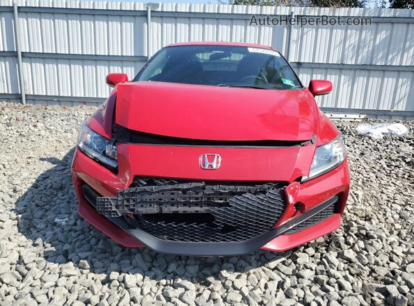JHMZF1D41GS001485 2016 HONDA CR-Z Red Widok z przodu