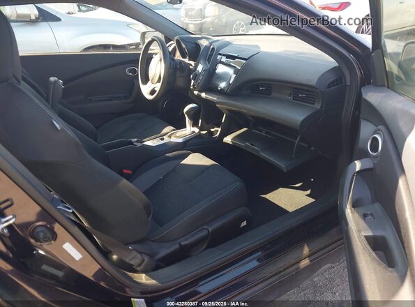 JHMZF1D42GS000491 2016 HONDA CR-Z Фиолетовый Вид салона спереди