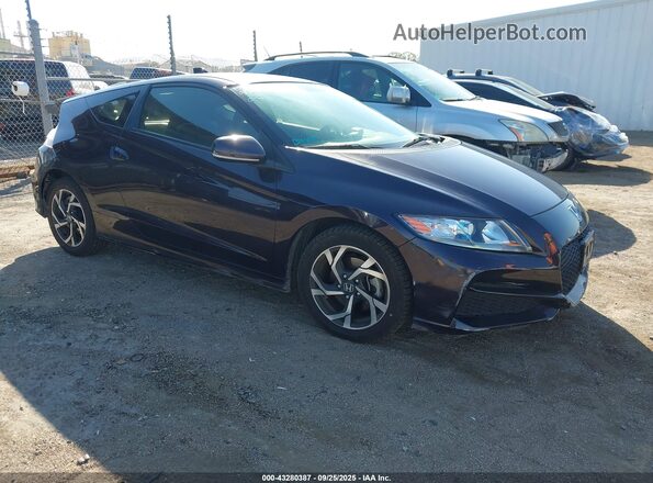 JHMZF1D42GS000491 2016 HONDA CR-Z Фиолетовый Передняя правая четверть