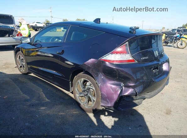 JHMZF1D42GS000491 2016 HONDA CR-Z Фиолетовый Задняя левая четверть