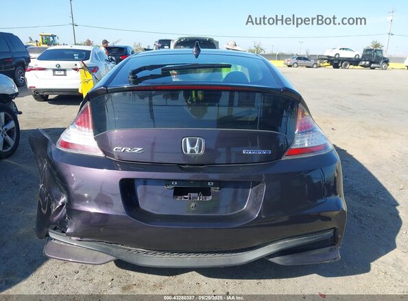 JHMZF1D42GS000491 2016 HONDA CR-Z Фиолетовый 
