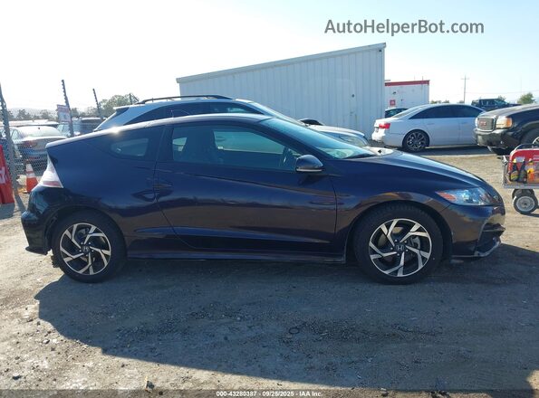 JHMZF1D42GS000491 2016 HONDA CR-Z Фиолетовый Вид задней части салона