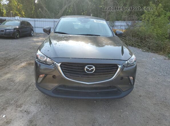 JM1DKDC7XJ0321329 2018 MAZDA CX-3 Gray Դիմացի տեսք