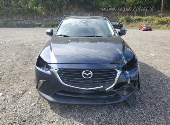 JM1DKFC78J0314987 2018 MAZDA CX-3 Синий Вид спереди