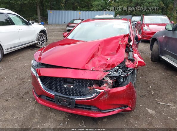 JM1GL1TY4K1501144 2019 MAZDA 6 Red Widok deski rozdzielczej