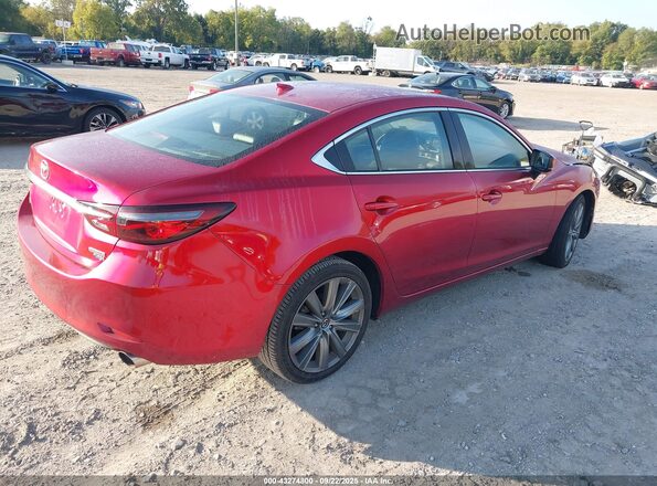 JM1GL1TY4M1614997 2021 MAZDA 6 Красный Задняя правая четверть