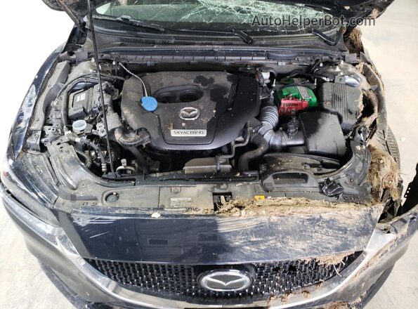 JM1GL1TY5L1521002 2020 MAZDA 6 Синий Вид задней части салона