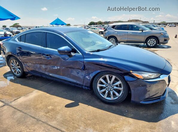 JM1GL1UM2J1327245 2018 MAZDA 6 Blue Передня права чверть