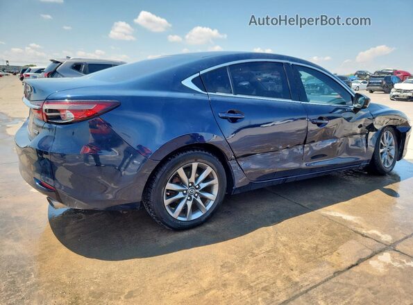 JM1GL1UM2J1327245 2018 MAZDA 6 Blue Задня права чверть