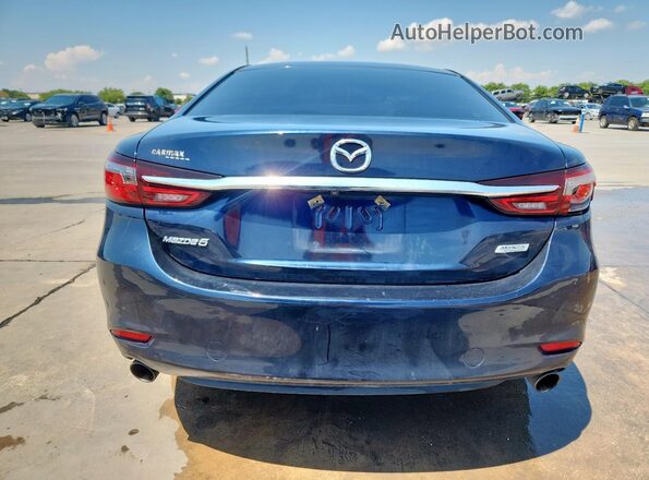 JM1GL1UM2J1327245 2018 MAZDA 6 Blue Вид ззаду