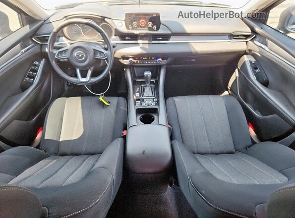 JM1GL1UM2J1327245 2018 MAZDA 6 Blue Вид панелі приладів