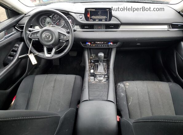 JM1GL1UM3L1522211 2020 MAZDA 6 Black Առջևի վահանակի տեսք