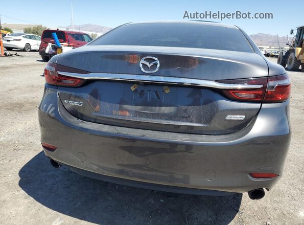 JM1GL1UM4J1319907 2018 MAZDA 6 Gray უკანა ხედი