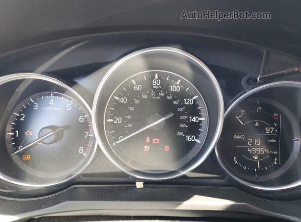 JM1GL1UM4J1319907 2018 MAZDA 6 Gray ხელსაწყოთა პანელის ხედი