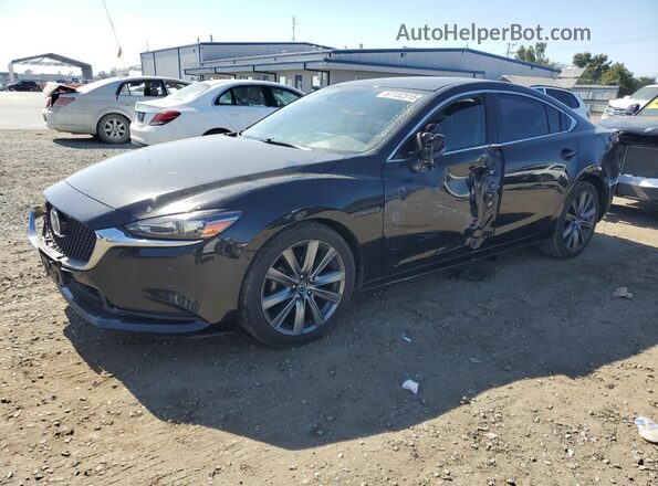 JM1GL1VM0J1333060 2018 MAZDA 6 Black Передня ліва чверть