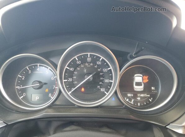JM1GL1VM0J1333060 2018 MAZDA 6 Black Вид щитка приладів