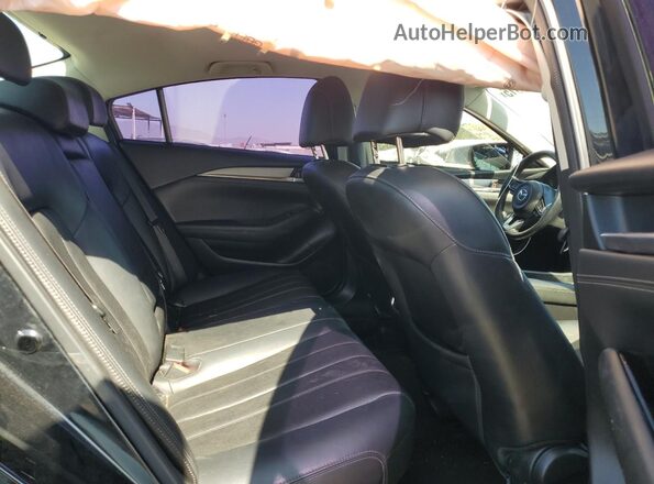 JM1GL1VM0J1333060 2018 MAZDA 6 Black Вид задніх сидінь