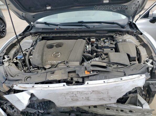 JM1GL1VM2J1312324 2018 MAZDA 6 Silver უკანა სალონის ხედი